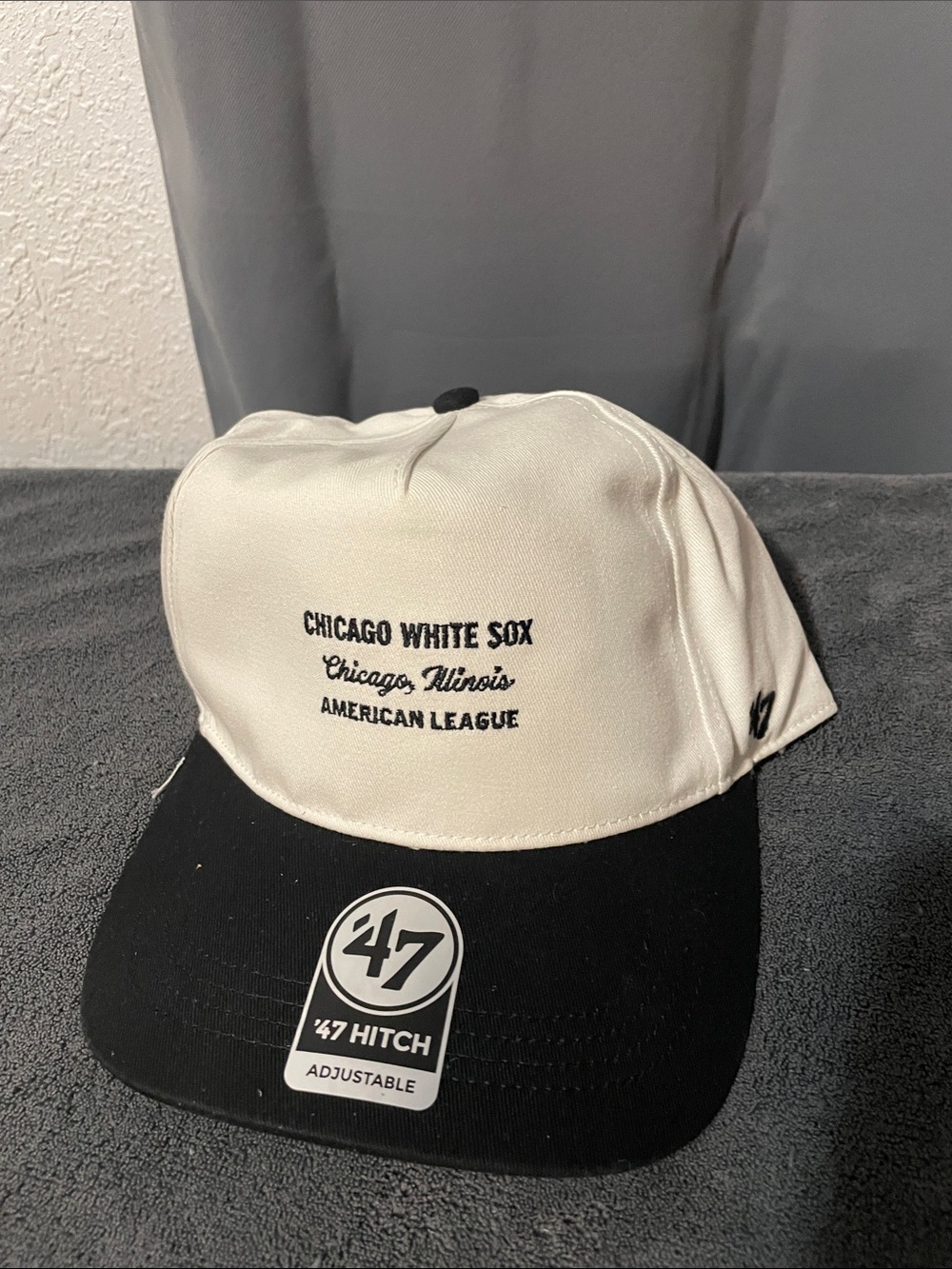 '47 Chicago White Sox Two-Tone Cap - White and Black